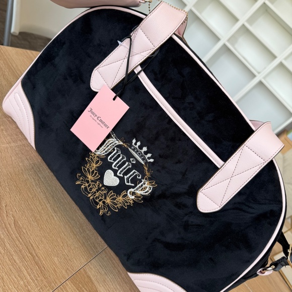 Juicy Couture Bags | BRAND NEW Juicy Couture Y2k Heritage Bowler Travel Duffle B - Picture 2 of 4